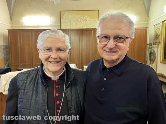 Viterbo - Don Egidio Bongiorni e Orazio Francesco Piazza