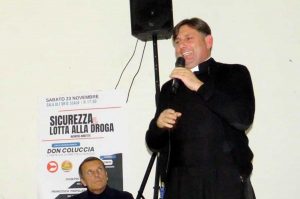 Orte - Don Antonio Coluccia all'incontro sulla sicurezza e la lotta alla droga