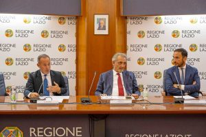 L'incontro tra il presidente della regione, Francesco Rocca, l’assessore al Bilancio e all’Agricoltura, Giancarlo Righini, e una delegazione guidata da David Granieri, presidente di Coldiretti Lazio