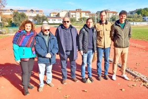 Comitato Fidal 2024-2028 con il vice presidente della Fidal regionale Lazio Maurizio Barbieri