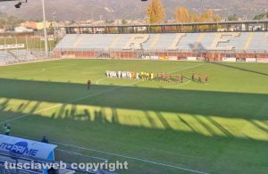 Fc Rieti e Sorianese schierate nel pre-gara
