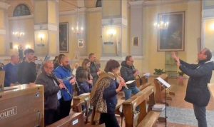 Bassano in Teverina - La banda musicale locale in occasione dei festeggiamenti di Santa Cecilia