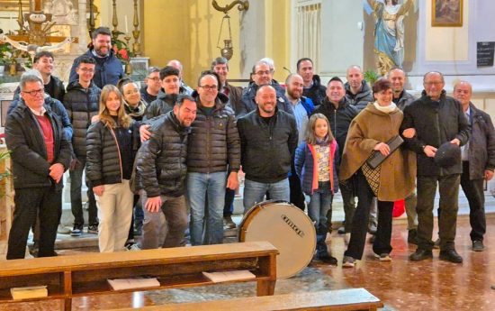Bassano in Teverina - La banda musicale locale in occasione dei festeggiamenti di Santa Cecilia 