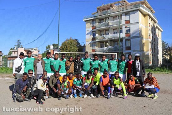 Viterbo - La squadra di calcio della Asfa-Uila
