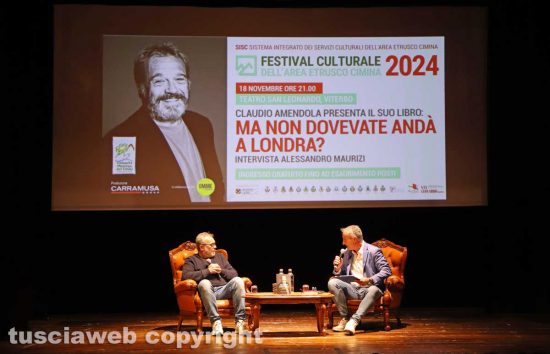 Viterbo - Claudio Amendola e Alessandro Maurizi