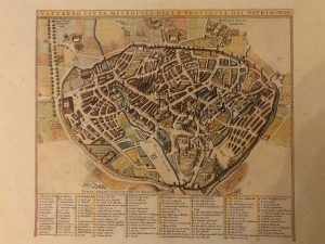 La pianta di Viterbo stampata ad Amsterdam nel 1682