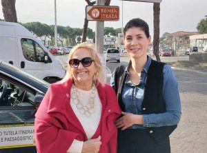 Viterbo - Installati i segnavia Romea Strata - Alessandra Croci