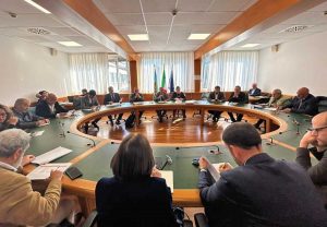 Assofrutti in audizione in regione - Al tavolo Giancarlo Righini e Giulio Zelli
