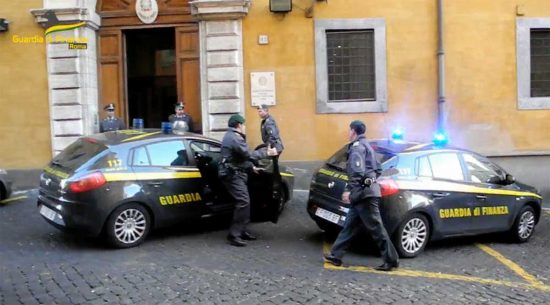 La guardia di finanza di Roma