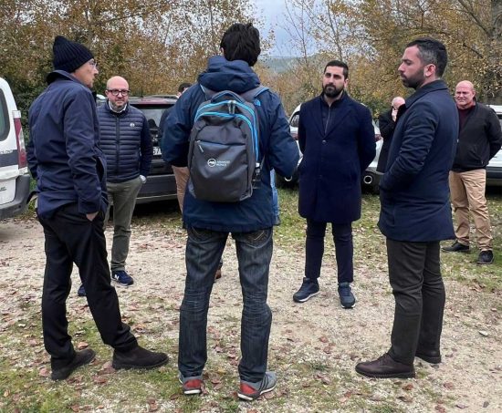 Graffignano - Sopralluogo di FdI in località Pascolaro
