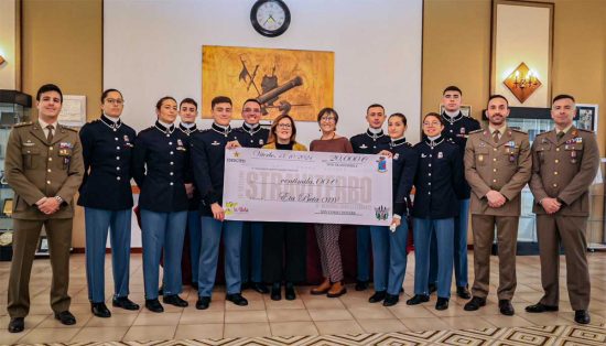 Viterbo - StraViterbo, Eta Beta riceve la donazione dalla Scuola sottufficiali dell’esercito
