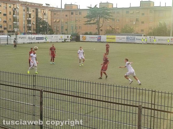 Il Civitavecchia in azione contro la Tivoli
