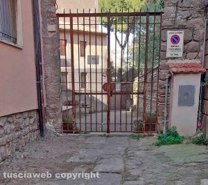 Viterbo - L'entrata della scuola di musica