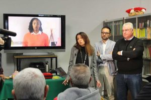 Viterbo - La registrazione di Spazio libero, Rai 3