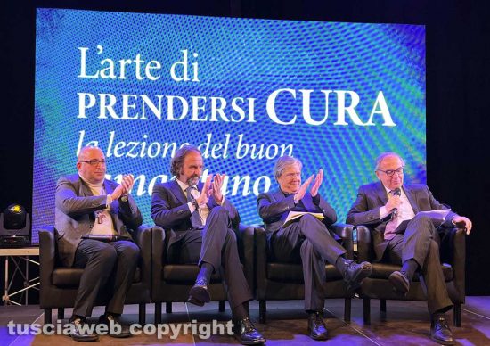 Viterbo - Don Massimiliano Parrella, Antonio Gasbarrini, Francesco Savino e Vincenzo Morgante