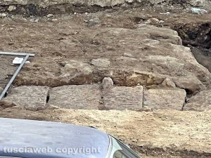 Viterbo - Gli scavi archeologici in piazza del Comune