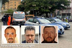 Maxirissa al Sacrario - nei riquadri da sinistra Alessio Denocenti, Hosseini Mohammad, Paolo Trabalzi