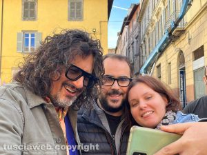 Viterbo - Alessandro Borghese a piazza delle Erbe