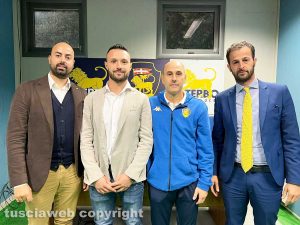 Viterbese - Paolo Salaris, Mattia Di Loreto, Aldo Gardini e Vincenzo Fiorini