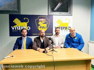 Fc Viterbo - Vincenzo Fiorini, Paolo Salaris, Mattia Di Loreto e Aldo Gardini