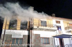San Lorenzo Nuovo - Incendio in una casa