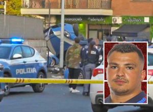 Roma - Incidente a Monte Mario - Nel riquadro: Amar Kudin
