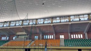 Civitavecchia - Il palazzetto dello sport dopo i lavori di efficientamento energetico