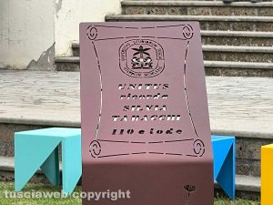 Unitus - Commemorazione Silvia Tabacchi - La targa in ricordo