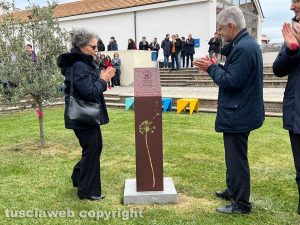Unitus - Commemorazione Silvia Tabacchi - La targa in ricordo