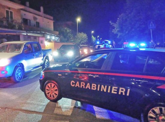 Santa Marinella - Una pattuglia dei carabinieri