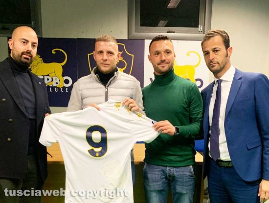 Sport - Calcio - La presentazione del nuovo acquisto della Fc Viterbo Andrea Cardillo