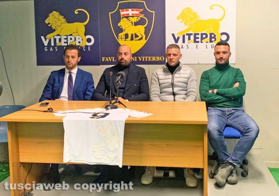 Sport - Calcio - La presentazione del nuovo acquisto della Fc Viterbo Andrea Cardillo