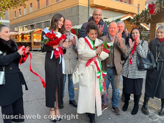 Viterbo - Inaugurazione mercatino di Natale