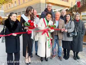 Viterbo - Inaugurazione mercatino di Natale