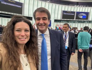 Antonella Sberna e Raffaele Fitto