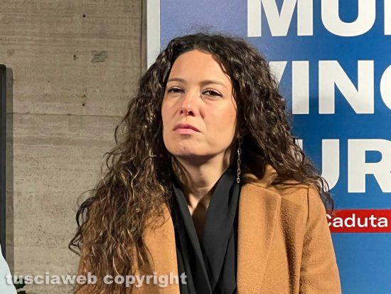 Viterbo - La manifestazione FdI per la caduta del muro di Berlino - Antonella Sberna