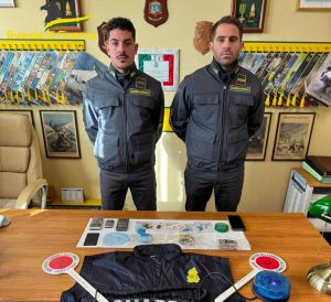 Tarquinia - Guardia di finanza - La droga sequestrata