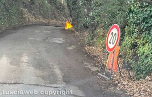 Viterbo - Scarsa manutenzione in strada Cuculo