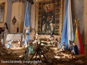Castiglione in Teverina - Il presepe dei Confratelli del SS. Sacramento dedicato al Giubileo 2025