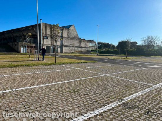 Viterbo - Il nuovo parcheggio riqualificato al Carmine