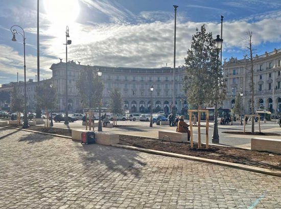 Roma - Inaugurati piazza della Repubblica e giardini di dogali