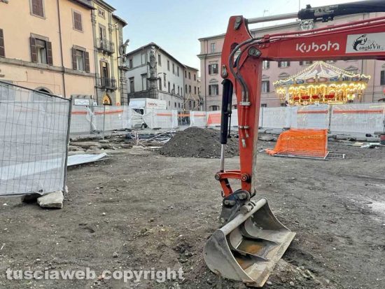 Viterbo - Gli scavi archeologici di piazza del comune