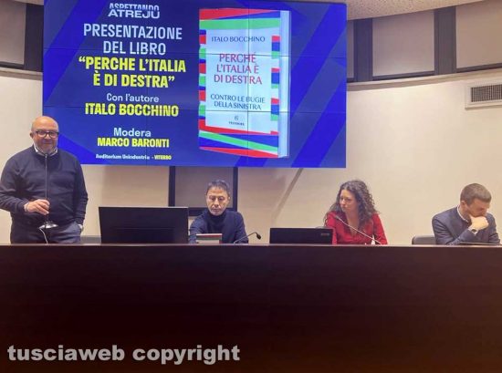 Viterbo - Mauro Rotelli, Italo Bocchino, Antonella Sberna e Marco Baronti