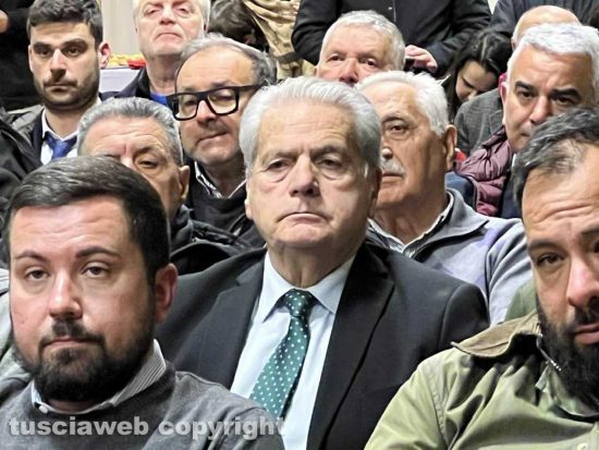 Viterbo - Giovanni Arena all'incontro per gli auguri di Natale di Forza Italia