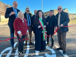 Viterbo - Inaugurato il nuovo parcheggio riqualificato al Carmine