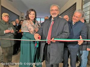 Viterbo - L'inaugurazione della prima sede regionale del movimento lista civica Francesco Rocca per il bene comune di Luisa Ciambella