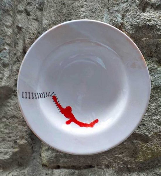 Viterbo - "Amor ti parla" della ceramista Daniela Lai installata al centro antiviolenza Unitus