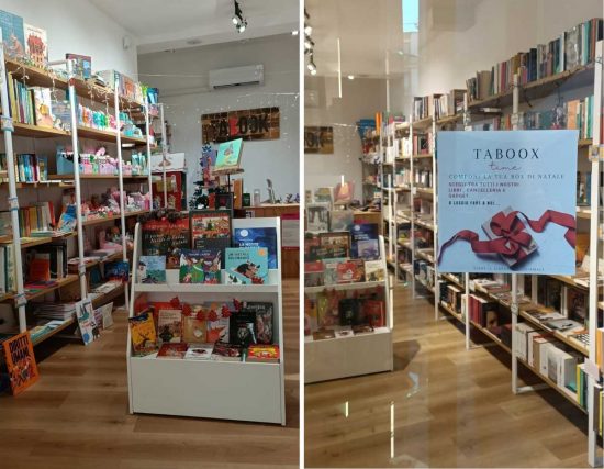 La libreria indipendente Tabook in Via della Verità 16 a Viterbo