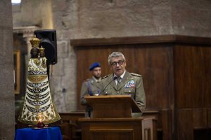 Viterbo - Precetto di Natale interforze - Il generale Salvatore Annigliato