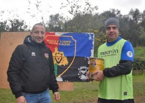 Premiazione giocatori con 50 presenze con la maglia del Lions Rugby